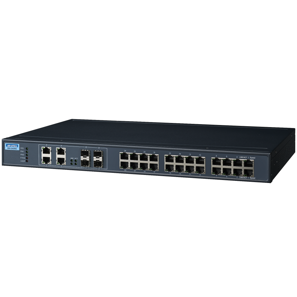 EKI-2428G-4CI 28-Port Netzwerkswitch von Advantech
