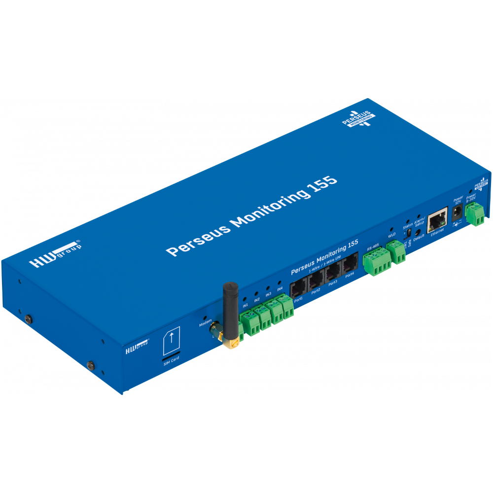 Perseus Monitoring 155 Remote Rack Monitoring Lösung von HW group