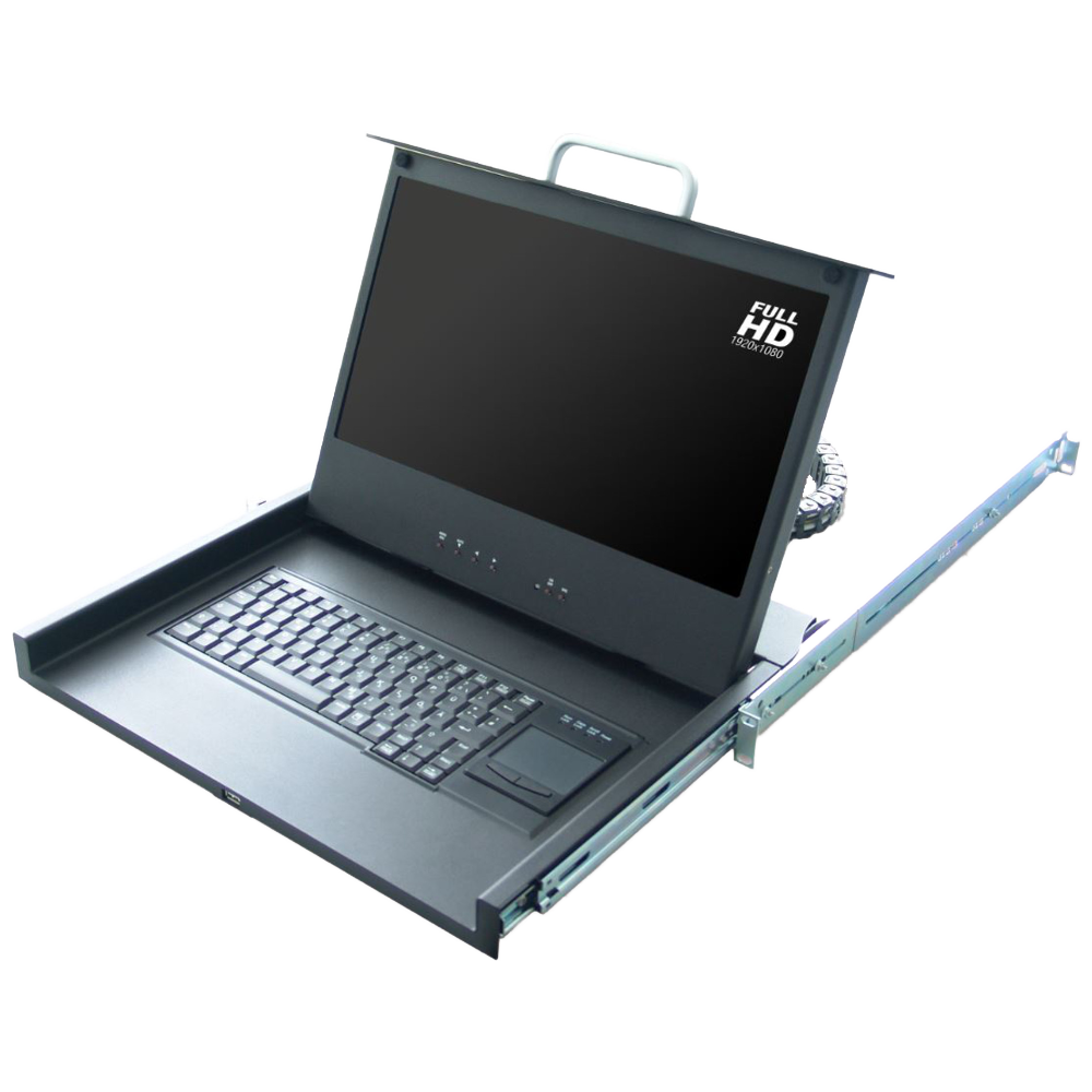 RM17 Comfort Widescreen FullHD Tastaturschublade von Fokus Technologies